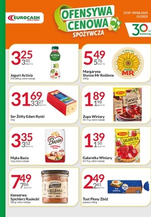 Gazetka promocyjna Eurocash Cash&Carry, ważna od 27.07.2025 do 09.08.2025.