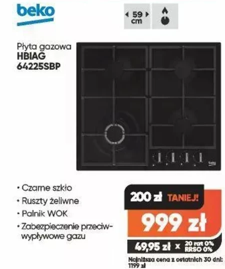 Płyta gazowa Beko