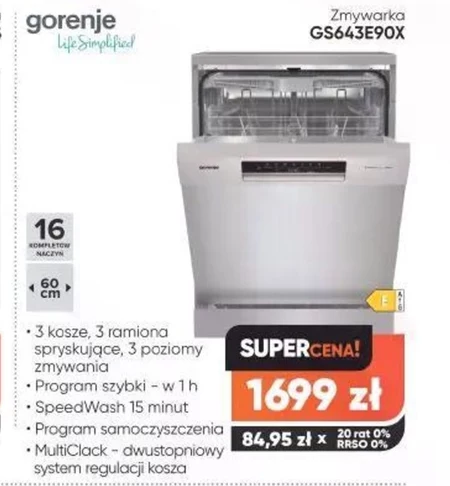 Zmywarka Gorenje