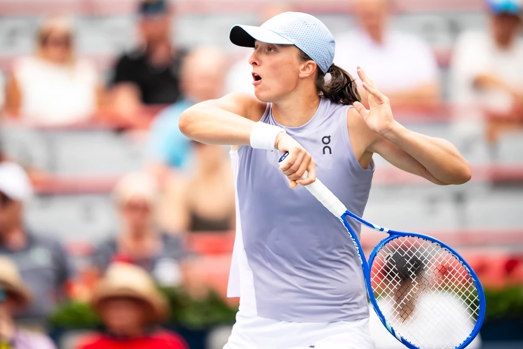 Iga Świątek podczas turnieju WTA 1000 w Montrealu 2025 Iga Świątek podczas turnieju WTA 1000 w Montrealu 2025