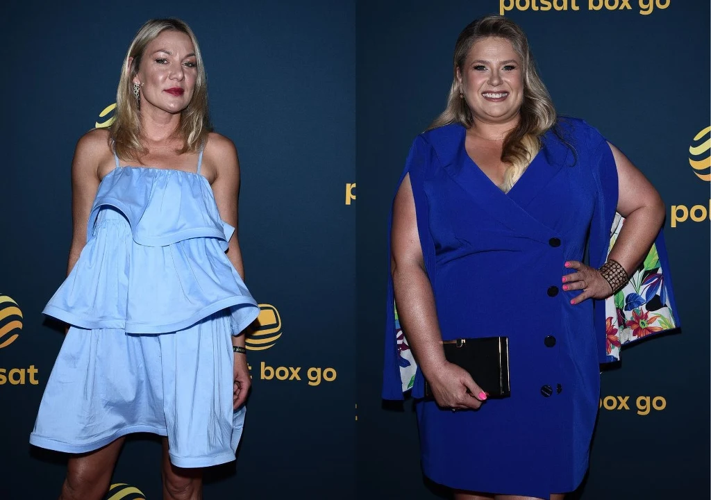 Martyna Kupczyk i Elżbieta Romanowska postawiły na odcienie niebieskiego. Martyna Kupczyk i Elżbieta Romanowska postawiły na odcienie niebieskiego.