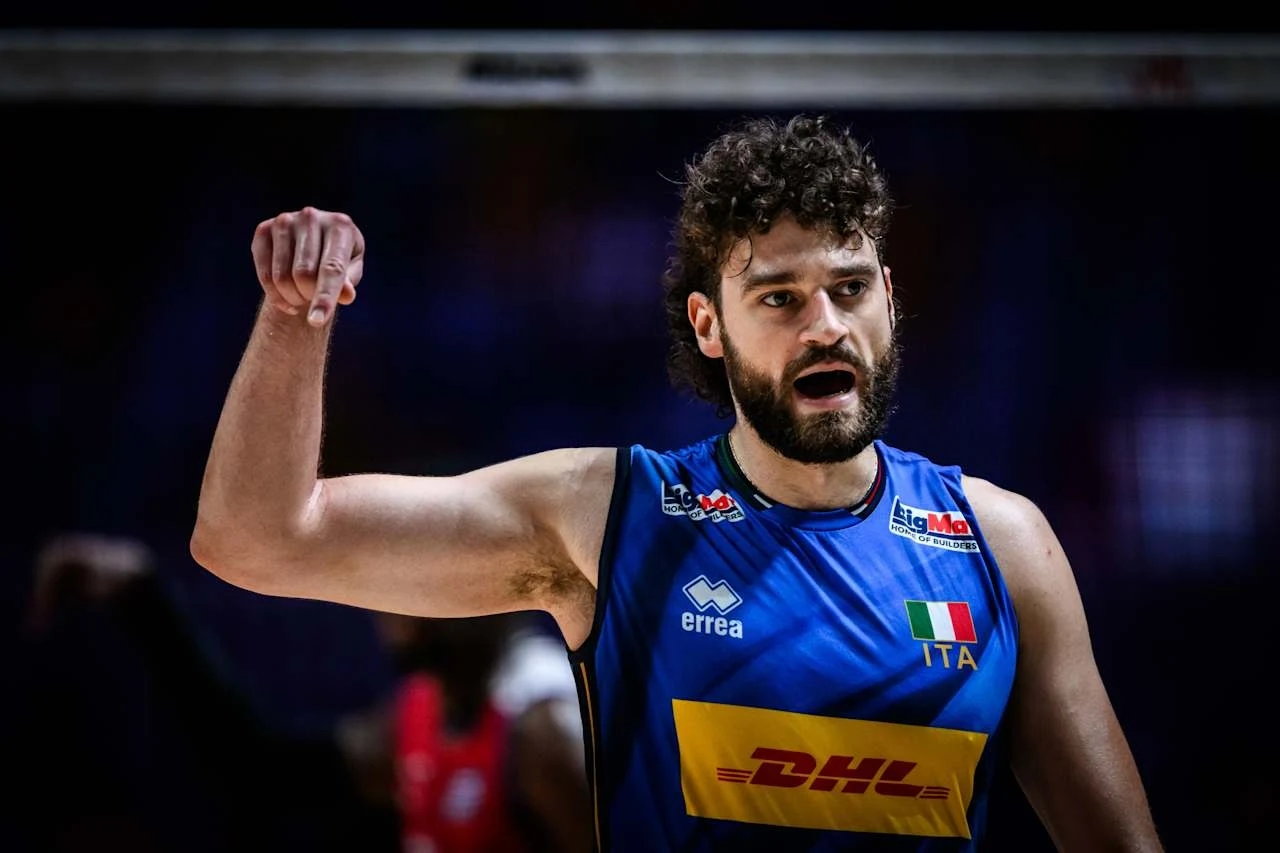 Kamil Rychlicki w barwach reprezentacji Włoch