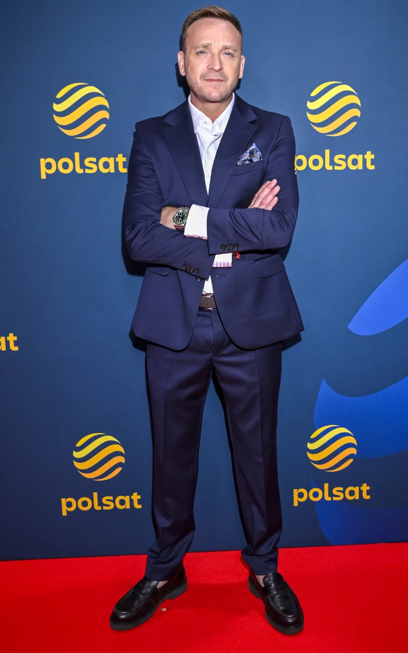 Elegancki Mateusz Gessler na jesiennej ramówce Polsatu świętował 44. urodziny