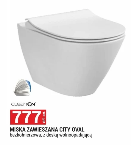 Miska wc Clean On