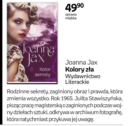 Kolory zła Joanna Jax