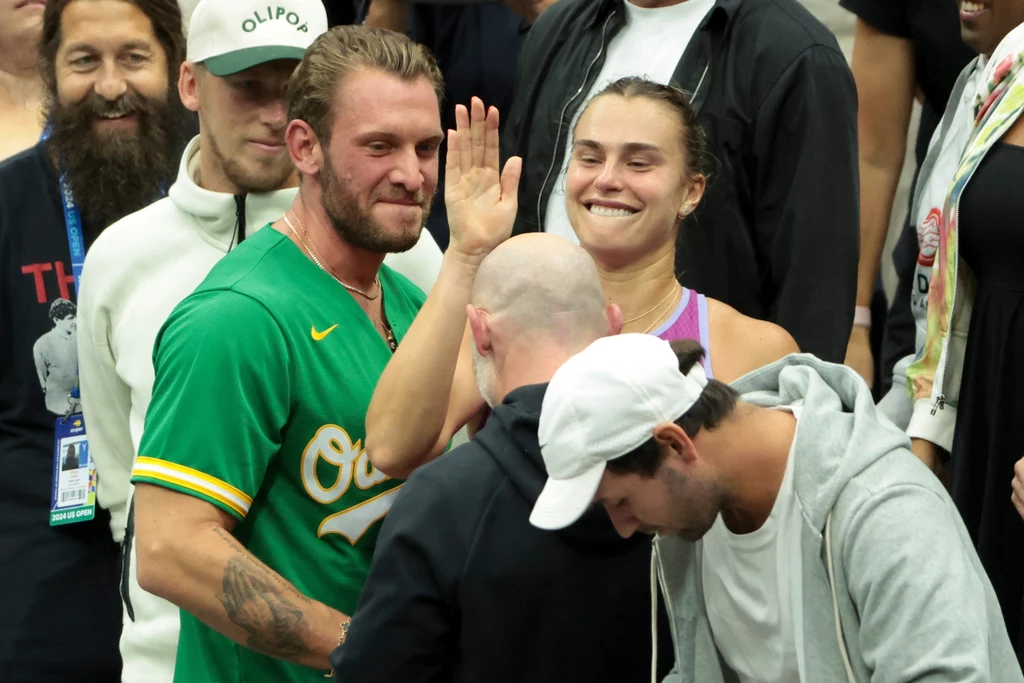 Georgios Frangulis i Aryna Sabalenka Georgios Frangulis i Aryna Sabalenka