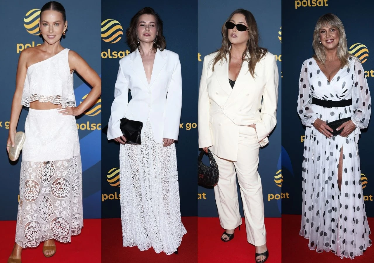 Prezentacja jesiennej ramówki Polsatu: Joanna Sykut-Jeżyna, Anna Maria Sieklucka, Karolina Szostak, Ewa Wachowicz. Prezentacja jesiennej ramówki Polsatu: Joanna Sykut-Jeżyna, Anna Maria Sieklucka, Karolina Szostak, Ewa Wachowicz.