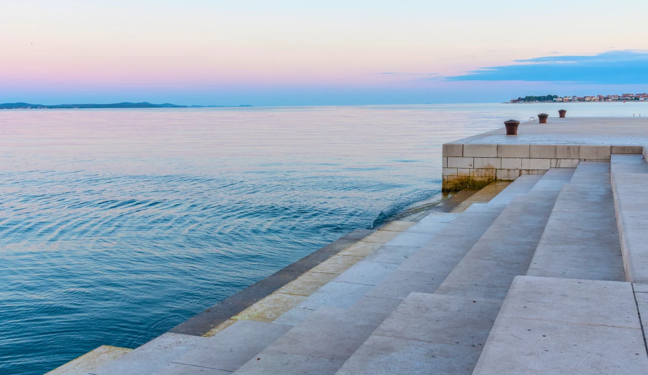 Tak wyglądają organy morskie w Zadarze 