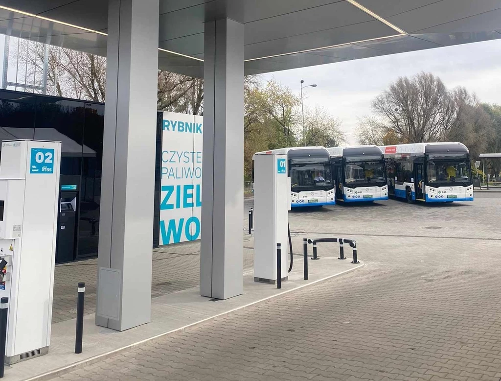 Stacja tankowania wodoru - Fot. Polsat News