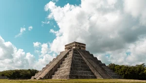 Piramida Majów w Chichen Itza w Meksyku