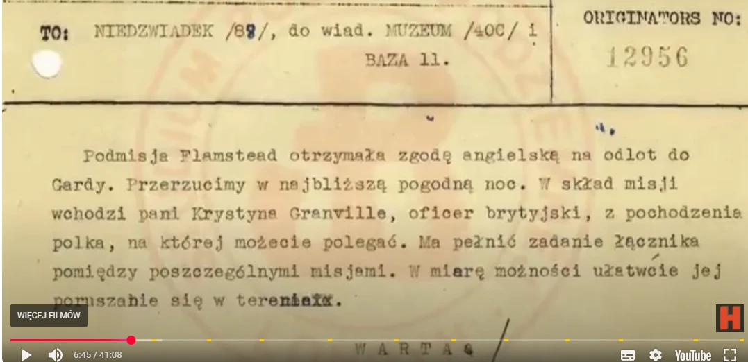 Dokument dotyczący Skarbek