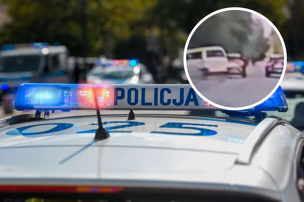 Volkswagen T4 zepchnięty do rowu podczas wyprzedzania. Kierowca nie upewnił się