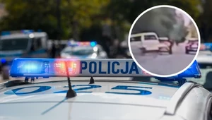 Obaj chcieli jednocześnie wyprzedzać na zakazie. Skończyło się dachowaniem