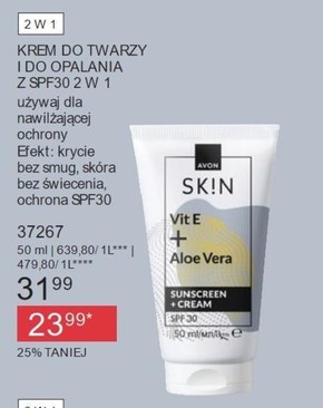 Krem do opalania Avon niska cena
