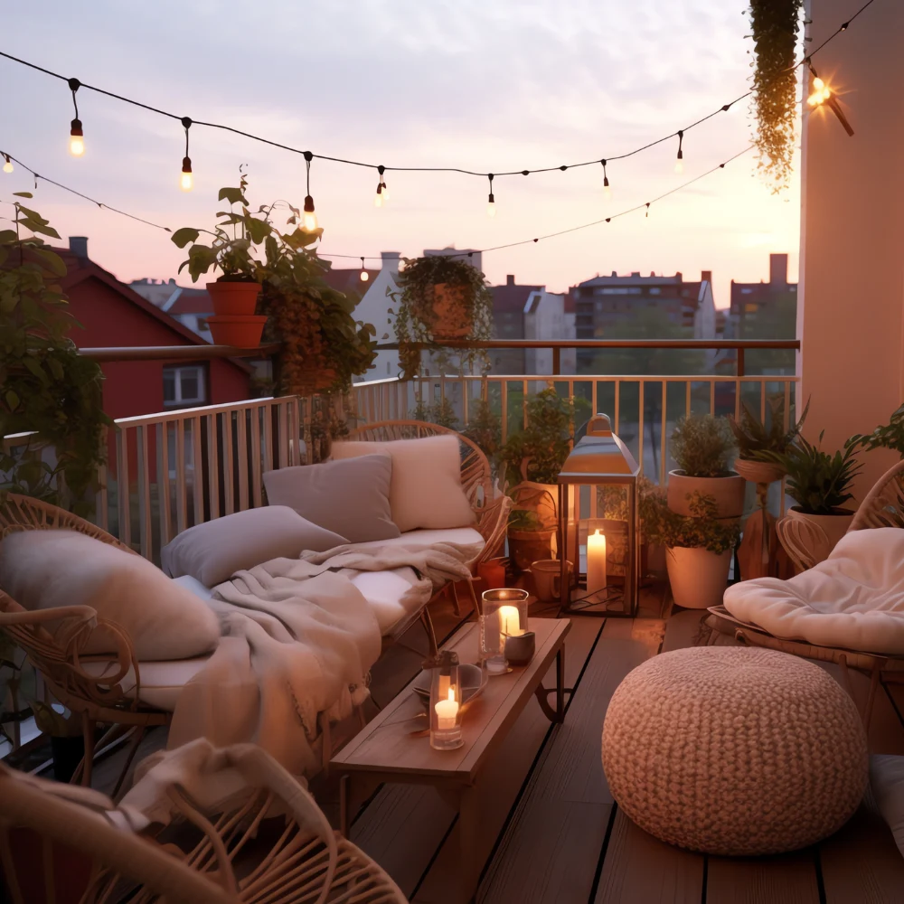 Odpowiednie rośliny i kilka tanich dodatków - klimat boho można stworzyć na każdym balkonie