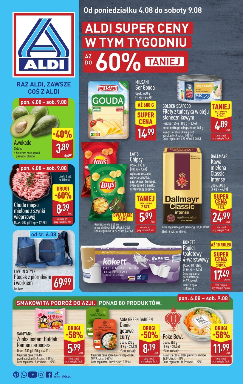 Gazetka promocyjna Aldi - ważna od 04. 08. 2025 do 09. 08. 2025
