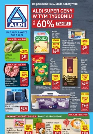 Gazetka promocyjna Aldi, ważna od 04.08.2025 do 09.08.2025.