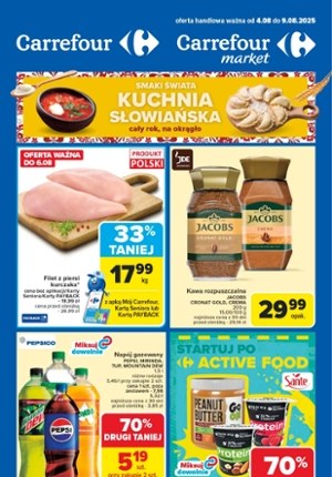 Gazetka promocyjna Carrefour Market, ważna od 04.08.2025 do 09.08.2025.