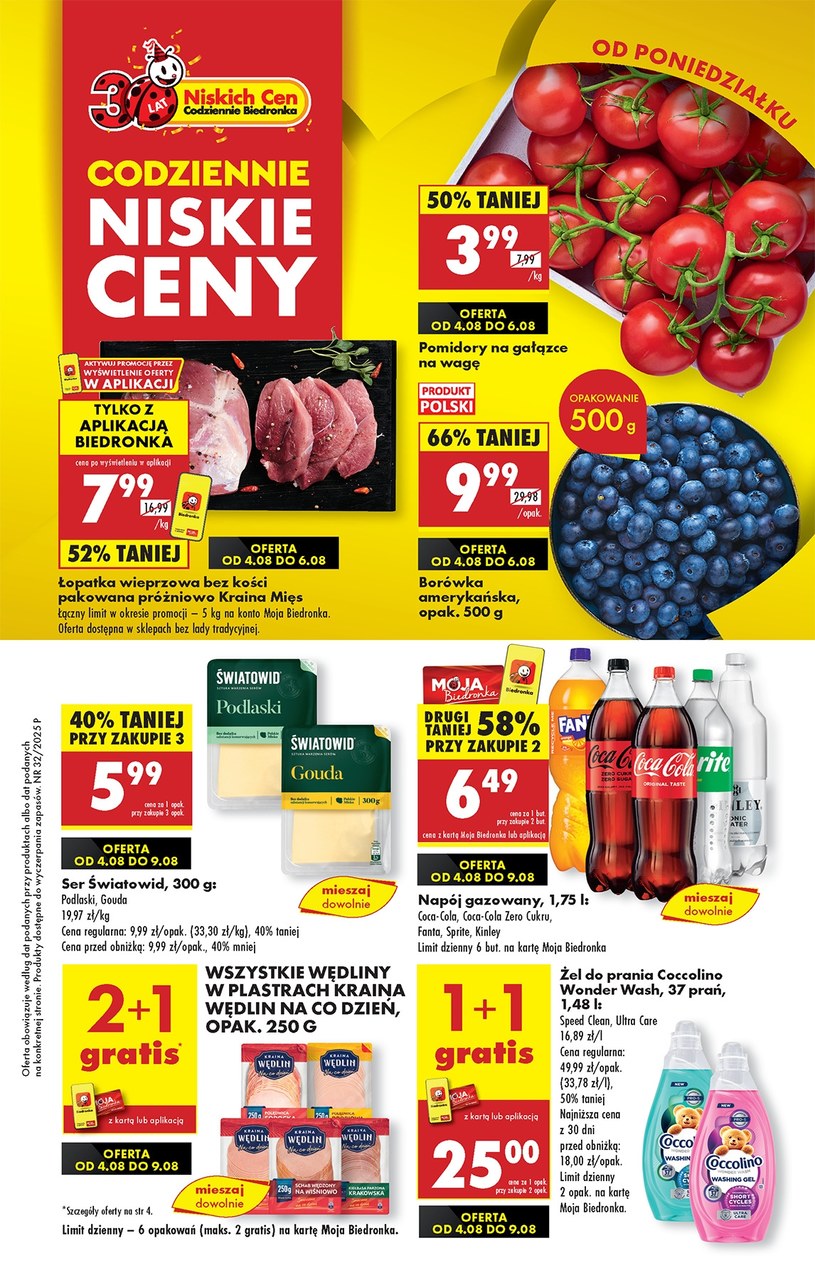 Gazetka promocyjna Biedronka - ważna od 04. 08. 2025 do 09. 08. 2025