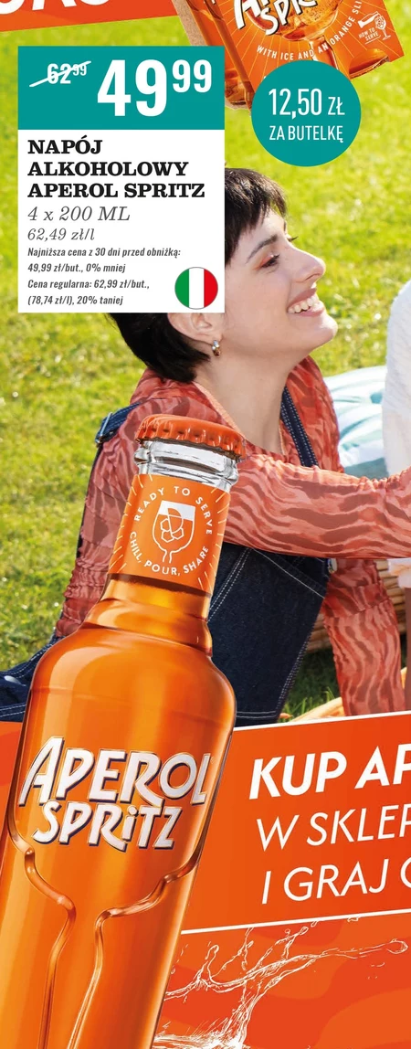 Napój alkoholowy Aperol