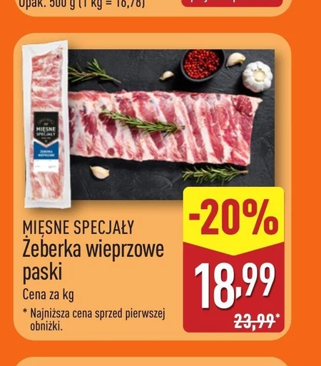 Żeberka wieprzowe Mięsne Specjały