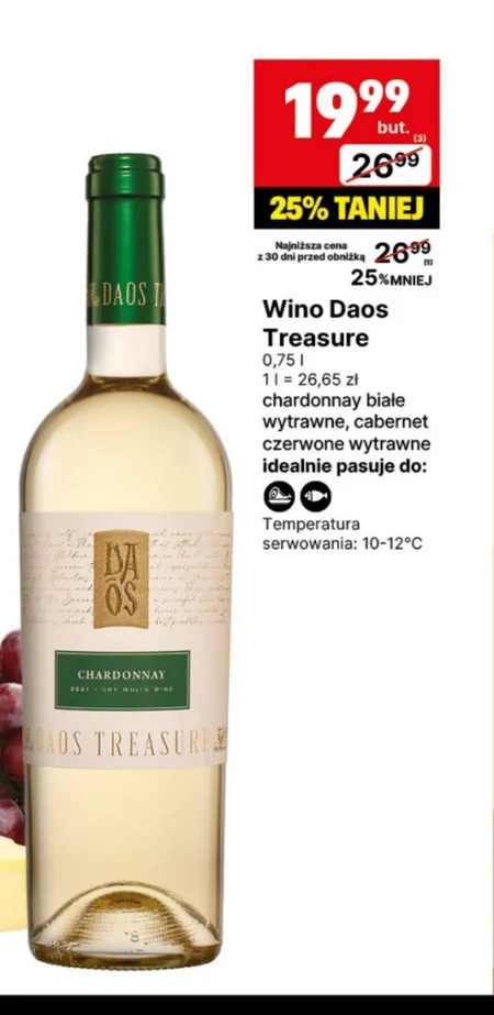 Wino wytrawne Daos