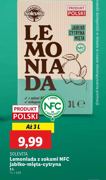 Lemoniada Solevita
