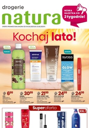 Gazetka promocyjna Drogerie Natura, ważna od 04.08.2025 do 21.08.2025.