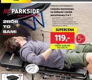 Leżanka warsztatowa Parkside