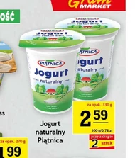 Jogurt naturalny Piątnica