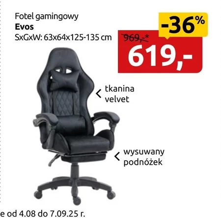 Fotel gamingowy