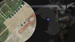 Ukraina uderzyła na Krymie. Drony zaatakowały rosyjskie myśliwce