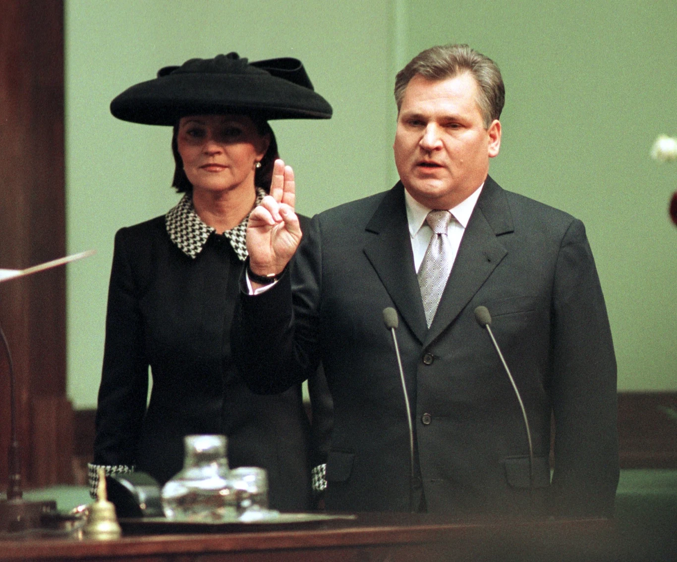 Zaprzysiężenie Aleksandra Kwaśniewskiego na Prezydenta RP w 2000 roku