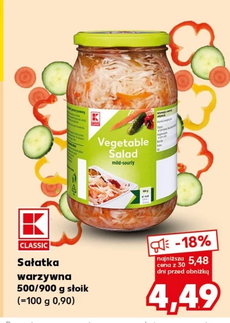Sałatka warzywna Kaufland