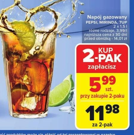 Napój gazowany Pepsi