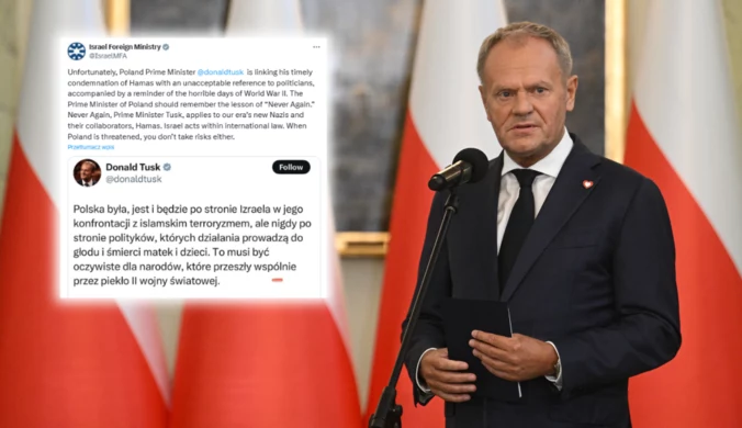Izrael odpowiada na oświadczenie premiera Donalda Tuska ws. Strefy Gazy