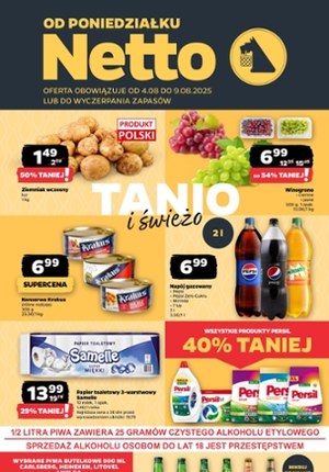 Gazetka promocyjna Netto, ważna od 04.08.2025 do 09.08.2025.