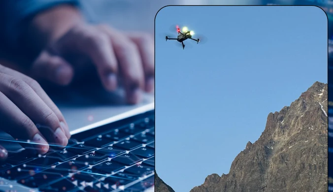 Połączenie działań operatorów dronów, ratowników oraz AI umożliwiło namierzenie szczątków mężczyzny zaginionego podczas wspinaczki na Monte Viso. Zdj. ilustracyjne.