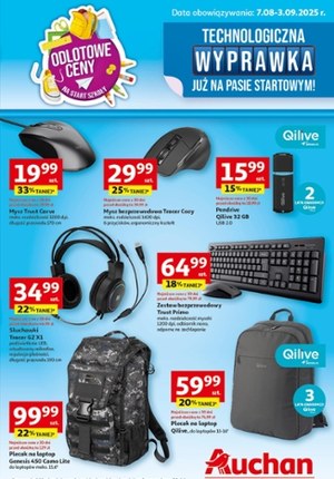 Gazetka promocyjna Auchan Hipermarket, ważna od 07.08.2025 do 03.09.2025.