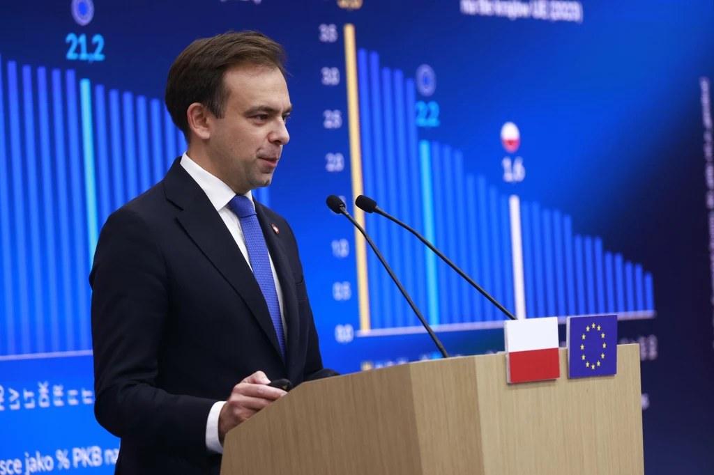 Minister finansów i gospodarki Andrzej Domański