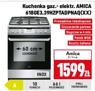 Kuchenka gazowo-elektryczna Amica
