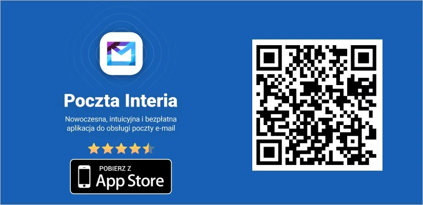 ponierz aplikacje Interia poczta na iOS