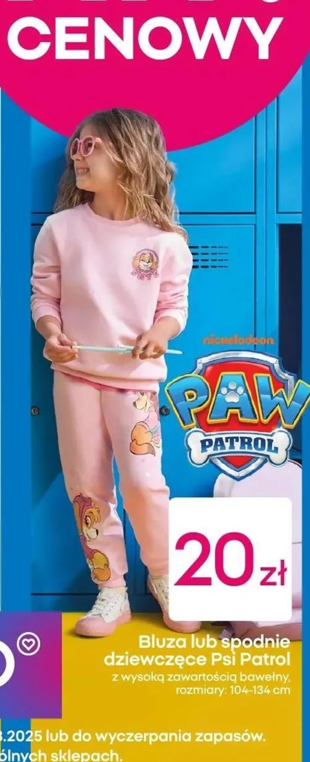 Spodnie dziewczęce Psi Patrol