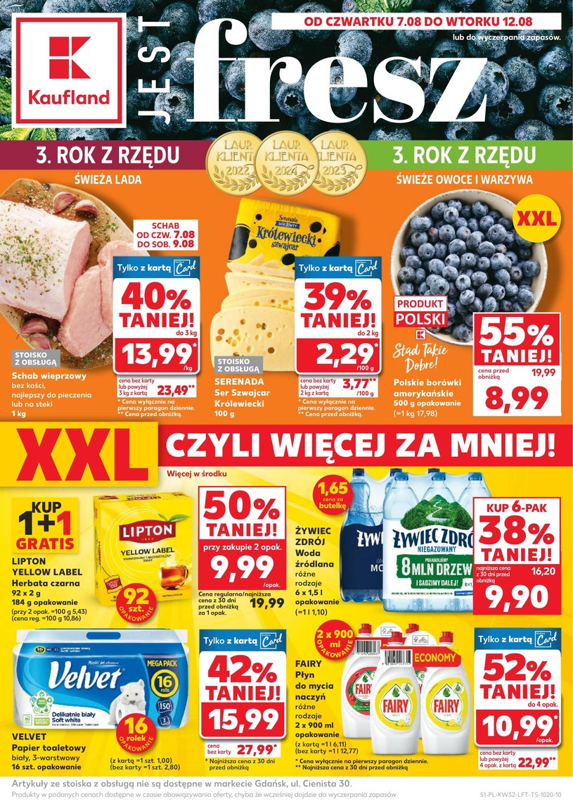 Gazetka promocyjna Kaufland - ważna od 07. 08. 2025 do 12. 08. 2025