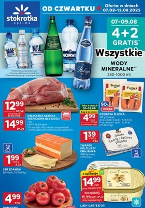 Gazetka promocyjna Stokrotka Optima, ważna od 07.08.2025 do 12.08.2025.