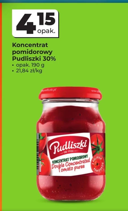 Koncentrat pomidorowy Pudliszki