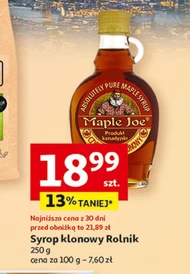Кленовий сироп Maple Joe