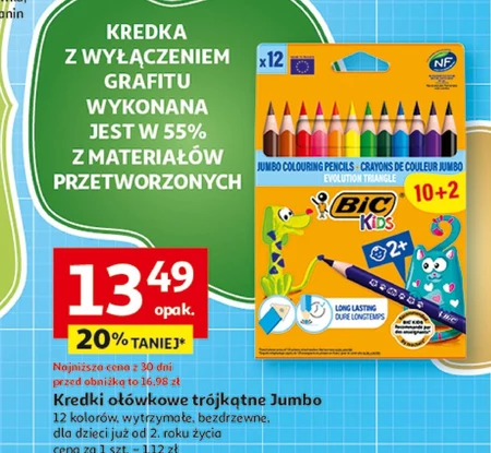 Kredki ołówkowe Jumbo