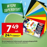 Zeszyt papierów kolorowych Rexus