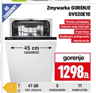 Zmywarka Gorenje